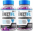 (2 Pack) Erectifil Gummies, Erectifil 1000 MG Gummies, All-Φυσική υποστήριξη Φόρμουλα για τους άνδρες, Premium συμπλήρωμα για τη συνολική υγεία και την κορυφαία απόδοση, Erec tifil Gomitas Κριτικές (120 Gummies)