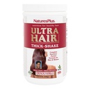 Natures Plus Ultra Hair Thick Shake - 1 LB, Hair Protein Shake - Γαλλική Βανίλια Γεύση - Healthy Hair Growth Supplement with Vitamins & Minerals - Μη-GMO, Χωρίς Γλουτένη - 16 Σερβιέτες