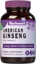 BlueBonnet American Ginseng Root Extract Supplement, 60 Count