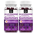 Γλυκοσαμίνη Chondroitin Gummies με MSM & Elderberry Extra Strength - Υποστήριξη Ευελιξίας, Αντιοξειδωτικό Ανοσοποιητικό συμπλήρωμα υποστήριξης για ενήλικες, άνδρες και γυναίκες - 60 Chondroitin Gummies (2 Pack)