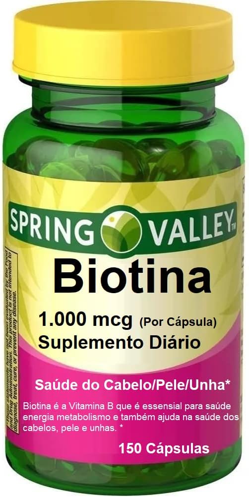 Spring Valley - Biotin 1000 mcg, 150 δισκία