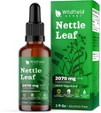 Stinging Nettle Leaf Extract Drops 2000mg (Urtica dioica L.) Herbal Supplement Absorbs Better Than Capsules,1 Month Supply, 84 Servings, Alcohol-Free Tincture - 2 Oz, Pack of 1