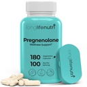 Υποστήριξη εγκεφάλου & ορμονών Pregnenolone - 180 Veggie Caps για ενισχυμένη μνήμη, εστίαση & ζωτικότητα - Made in USA