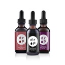 Drop Supplements Organic Trace Mineral Drops, Elderberry Drops and Vitamin B12 Drops Bundle