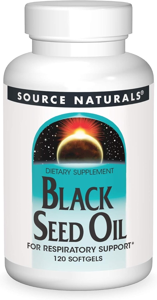 Πηγή Naturals Μαύρο Cumin Speed Oil για την αναπνευστική υποστήριξη -120 Softgels