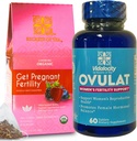 Secrets Of Tea Fertility Bundle - Fertility Tea and Fertility Supplements for Women, Prenatal Vitamins with Inositol, Vitex and Folate to Help Support Hormone Balance for Women