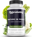Nature in Force SuperGreens Capsules | All Natural Vegetable and Fruits Superfood Powder Blend | Immune Support Supplement from Field of Greens | 120 Capsules/Bottle