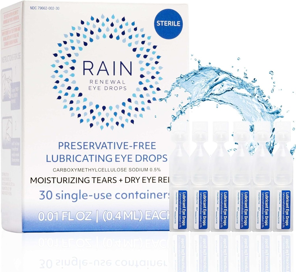 Reservative Free Eye Drops για σοβαρά ξηρά μάτια – More Natural Eye Drops for Dry Eye Relief – Ιδιοκτητική Φόρμουλα Ανακουφίζει στεγνά, Ichy Eyes – Πάρτε πίσω το μάτι σας Comfort