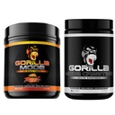 Gorilla μυαλό προ προπόνηση (Orange Rush) + Createine (100 Serv.) - Πλήρης στοίβα για βελτιωμένη δύναμη, την έξοδο ενέργειας, και το μέγεθος των μυών