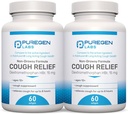 P Puregen Labs Ανακουφισμός για ενήλικες Dextromethorphan HBr 15mg (120 Softgels) 8-ώρα, μη-νύχτα, Long-Lasting Bronchial Καταπιεστικό 