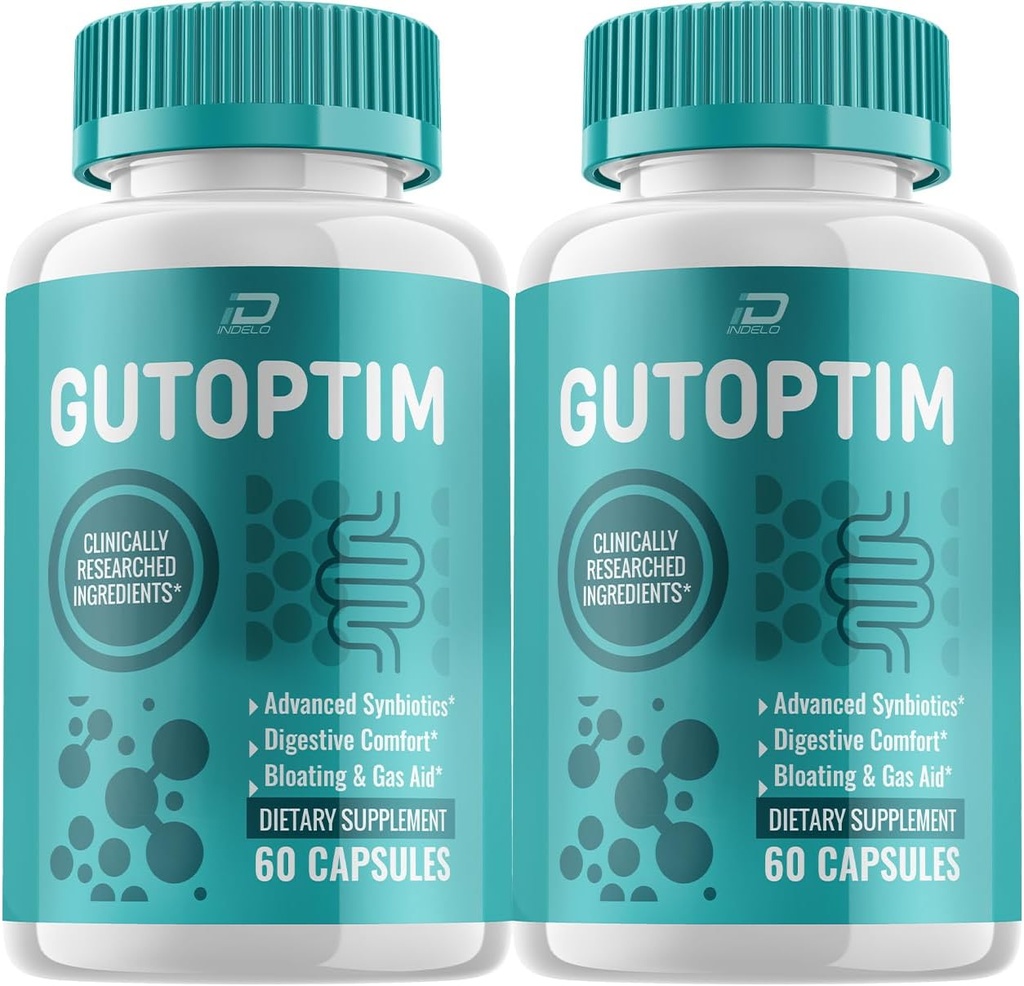 Gutoptim Advanced Probiotic Κάψουλες, Gutoptim Probiotics Υποστήριξη για Digestive χάπια υγείας, Gutoptim Κριτικές, συμπλήρωμα κόκκων και υποστήριξη Digestive (2 Pack - 120 κάψουλες)