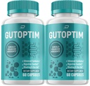 Gutoptim Advanced Probiotic Capsules, Gutoptim Probiotics Support for Digestive Health Pills, Gutoptim Reviews, Gut Supplement & Digestive Support (2 Pack - 120 Capsules)