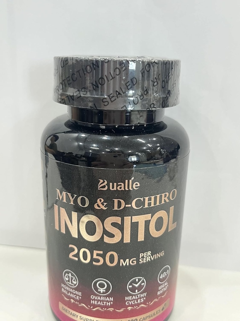 Bualle Myo-Inositol & D-Chiro Inositol - Βιταμίνη υποστήριξης των ωοθηκών - 40:1 Blend to Support Hormone Balance for Women