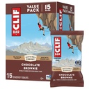 CLIF BAR - Ενεργειακά Μπαρ Πρωτεΐνης - Σοκολάτα Brownie - Κατασκευασμένο με Βιολογικές Βρώμης - Ενεργειακές Μπάρες - Μη ΓΤΟ - (15 Pack)