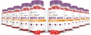 (10 Pack) Rapid Rippped Keto ACV Gummies Advanced Formula 1000MG Rapidripped Keto Gummies Apple Cider Vinegar Formulated with Pomegranate Beet Buice Powder B12 Vegan Non GMO 600 Gummys
