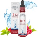 Θαμμένος Θησαυρός B12 σταγόνες - 1000mcg Βιταμίνη B12 Μεθυλοκοβαλαμίνη ανά υπηρεσία, 120 υπηρεσίες - Υπογλώσσια B12, Χωρίς αλκοόλ, Vegan, Βατόμουρο Γεύση, μπουκάλι 2 oz, Αποφοίτων Σταγονομετρητής Ακριβής Δοσολογία