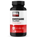 FORCE FACTOR Benfotiamine Plus συμπλήρωμα θειαμίνης, λιπώδης διαλυτή βιταμίνη Β1 για υψηλή απορρόφηση, μη ΓΤΟ, Vegan, 90 κάψουλες λαχανικών