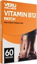 Veru Wellness B12 Ενεργειακό Patch, Φυσικό Patch B12, Garcinia - Αυτοκόλλητο Patch Χρονικής Κυκλοφορίας (60 Ημέρες)