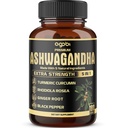 5in1 Premium κάψουλες Ashwagandha - Προστιθέμενη κουρκουμά, Rhodiola Rosea, Ginger, Black Pepper - 180 Caps για 6 μήνες