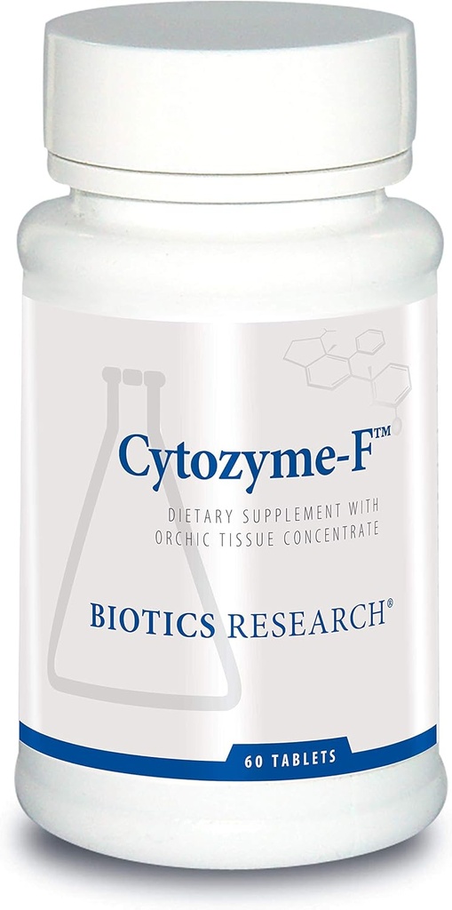 Biotics Research Cytozyme F Γυναικεία Φόρμουλα Υποστήριξης, Υποστηρίζει Endocrine Λειτουργία, Glandular Υγεία, Υγεία των Γυναικών, Ισχυρή Αντιοξειδωτική Δραστηριότητα, SOD, Καταλάση. 60 Tabletισκία