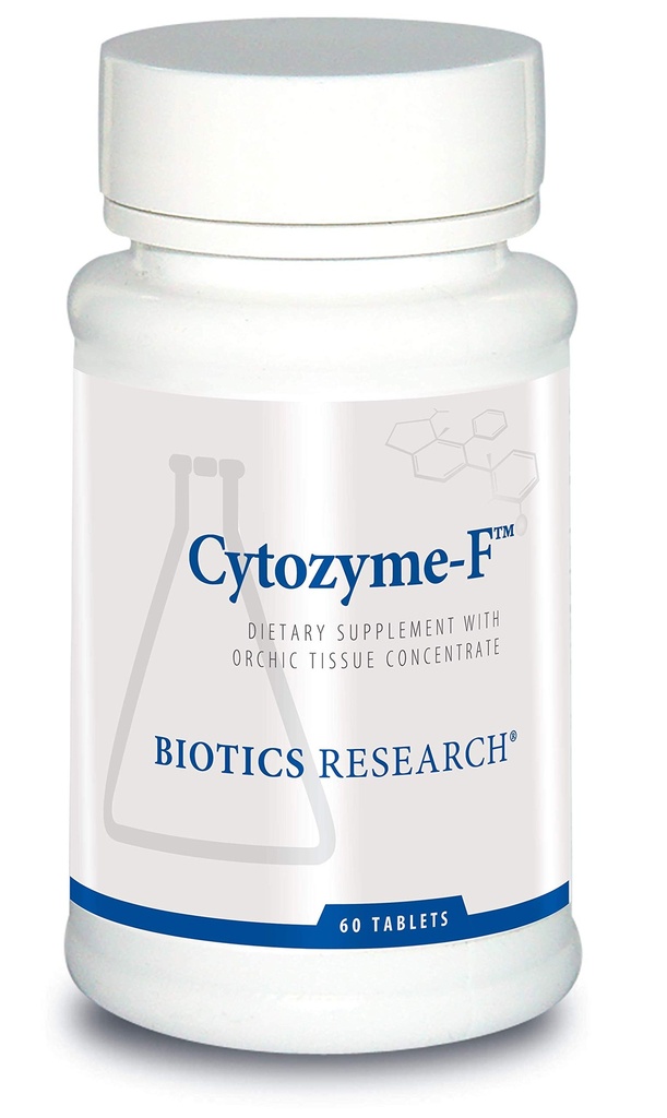 Biotics Research Cytozyme F Γυναικεία Φόρμουλα Υποστήριξης, Υποστηρίζει Endocrine Λειτουργία, Glandular Υγεία, Υγεία των Γυναικών, Ισχυρή Αντιοξειδωτική Δραστηριότητα, SOD, Καταλάση. 60 Tabletισκία