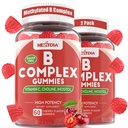 Βιταμίνη Β Σύμπλεγμα Gummies, Vegan Βιταμίνη Β Gummies με 2000 mcg Methyl B12, Methyl Folate 