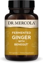 Dr. Mercola Fermented Ginger with Benegut - Υποστηρίζει Digestive & Gut Health - Aids Occasional Gas, Bloating & Discomfort - Non-GMO, Gluten-free & Soy-Free - 60 Κάψουλες (60 Υπηρεσίες)