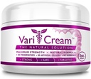 VariCream - Κρέμα Varicose & Spider Veins - Acetate τοκοφερόλης, Butcher's Broom, Witch Hazel - 1 Jar - 2 Oz. - Vegan