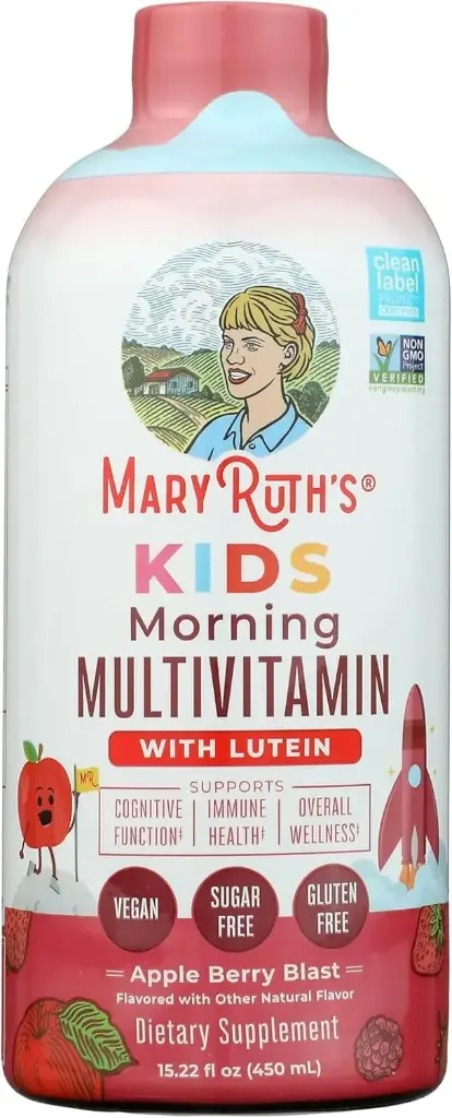 MaryRuth Organics Kids Liquid Morning Multivitamin for Kids 