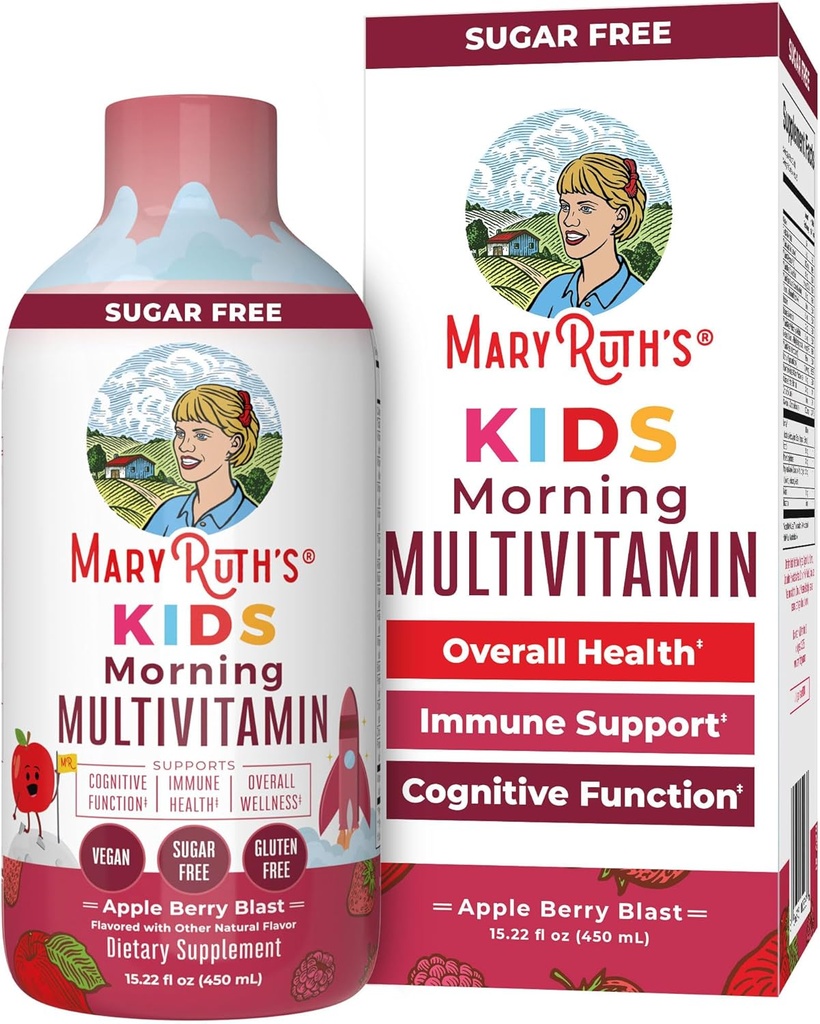 MaryRuth Organics Kids Liquid Morning Multivitamin for Kids 