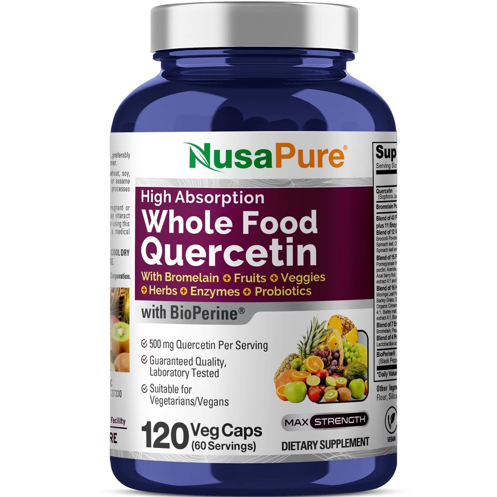 NusaPure Quercetin με Bromelain 500mg 