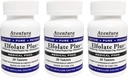 Plus® 3mg 3 Συσκευασία L- ethylfolate methyl folate methylfolate Medical Food Supplement Professional Strength Active Pure Poent 30 Tablets