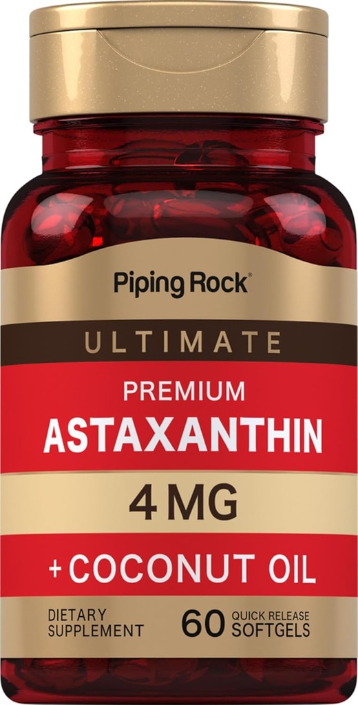 Piping Rock Ασταξανθίνη 4mg 