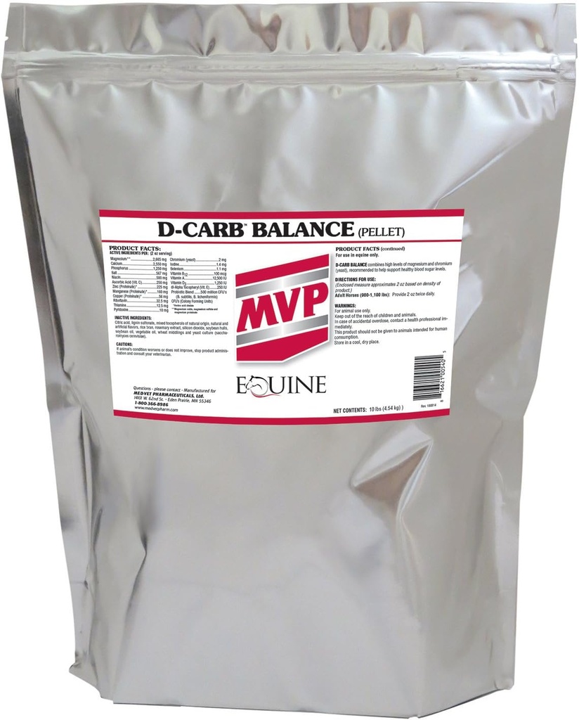 MVP D-Carb Balance (10lb) Υποστηρίζει Μεταβολισμός γλυκόζης + Βιταμίνες και Προβιοτικά...