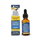 Natural Path Silver Wings Colloidal Silver Liquid - Enhanced Immune Support Supplement - 250ppm (1250mcg) - 1oz Dropper