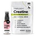 Συμπληρωματικό τριπλό B12 Spray & Creatine Bundle – Vegan B12 συμπλήρωμα και υποστήριξη μυϊκής απόδοσης