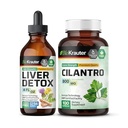BIO KRAUTER Ήπαρ Αποτοξίνωση 4 Fl. Oz. & Cilantro 100 Κάψουλες
