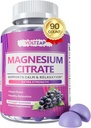Μαγνήσιο Gummies for Calm : Συμπλήρωμα διατροφής για την υγεία - Μαγνήσιο Κιτρικό Υψηλή Απορρόφηση Συμπλήρωμα 90 Count (Pack of 1)