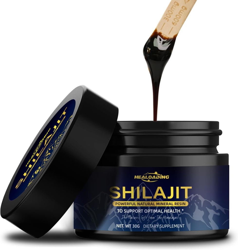 Shilajit Resin 100% Himalayan Shilajit: Υποστηρίζει την ενέργεια, την ασυλία, Antioxidant 