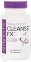 Youngevity Slender FxTM Cleanse FxTM - Super Colon Cleanse 15 Day - Φυσικό Βότανο Μείγμα - Σπόροι λιναριού, Cape Aloe, Rhubarb Root, Triphala, Slippery Elm, Marshmallow Root - 60 Κάψουλες (Pack of 4)
