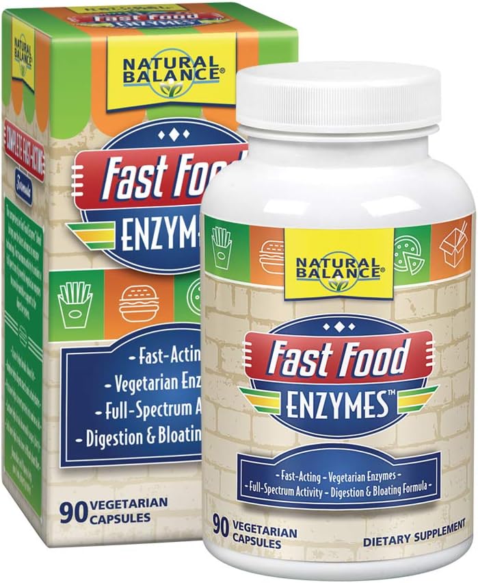 Φυσικό ισοζύγιο Fast Food Enzymes, 90-Κάψουλες