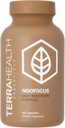 Terra Health Essentials NOOFOCUS - Nootropics Συμπλήρωμα υποστήριξης εγκεφάλου με προσαρμογόνα μανιτάρια, Alpha-GPC, Gotu Kola, L-Θεανίνη για Εστίαση & Μνήμη - Όλα φυσικά, 30 ημέρες προσφοράς