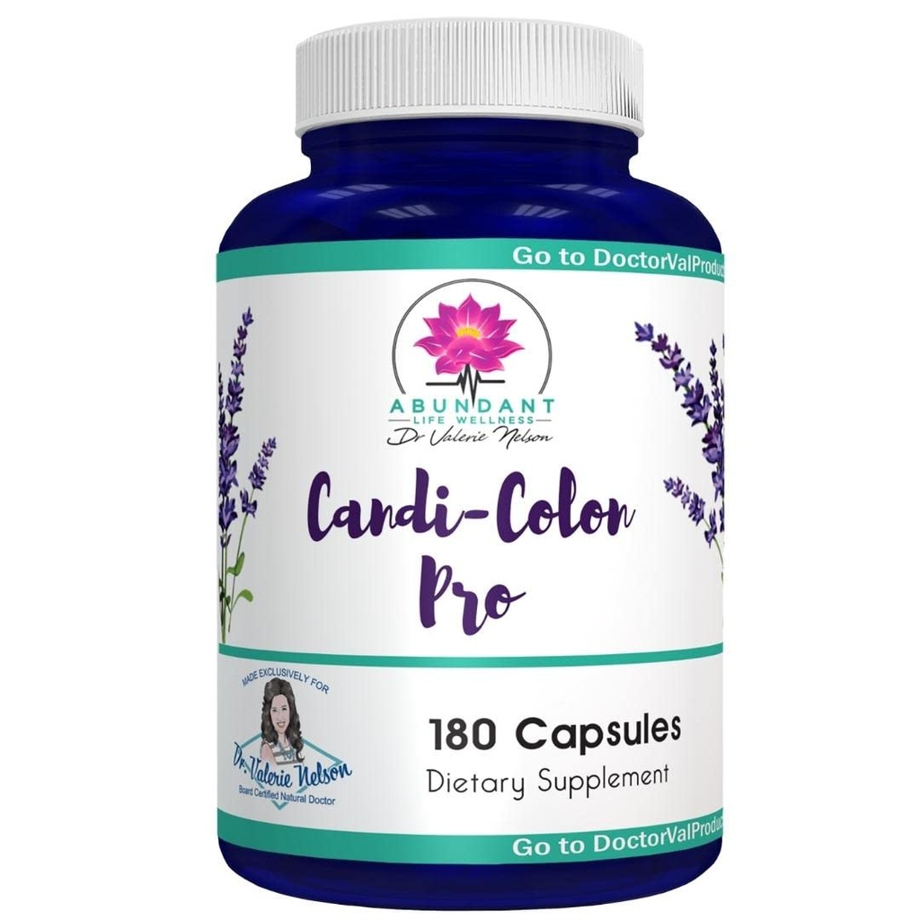 Υποστήριξη Candida - Aids Digestion, Εντερικά Θέματα - 180 Κάψουλες - από τον Δρ Valerie Nelson