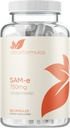 Bioactive SAM-e 750mg - High Strength SAM-e Supplement with Biologically Active S,S Form for Liver and Mood Support - Vegan Non-GMO Preservative Free - Made in The US (60 Capsules)