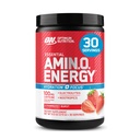 Optimum Nutrition Amino Energy Powder Plus Focus, με BCAA, ηλεκτρολύτες, και καφεΐνη, Juicy Φράουλα, 30 υπηρεσίες (Packaging May Vary)