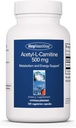 Ομάδα Έρευνας Αλλεργίας Acetyl-L-Carnitine 500mg συμπλήρωμα - Μεταβολισμός και την υποστήριξη της ενέργειας, ALC, ελεύθερη μορφή Amino Acid, κάψουλες χορτοφάγων - 100 Count