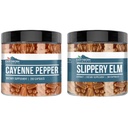 Earthborn Elements Cayenne Pepper & Slippery Elm Bundle (200 Κάψουλες Καθένα) Καθαρό & Αδιάλυτο, Χωρίς Πρόσθετα