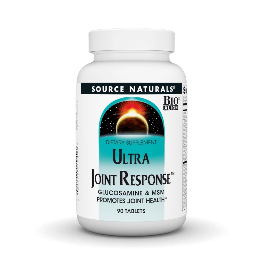 Source Naturals Ultra Joint Response, Bio- Align, Glucosamine και MSM, Προάγει την Κοινή Υγεία* - 90 Tablets