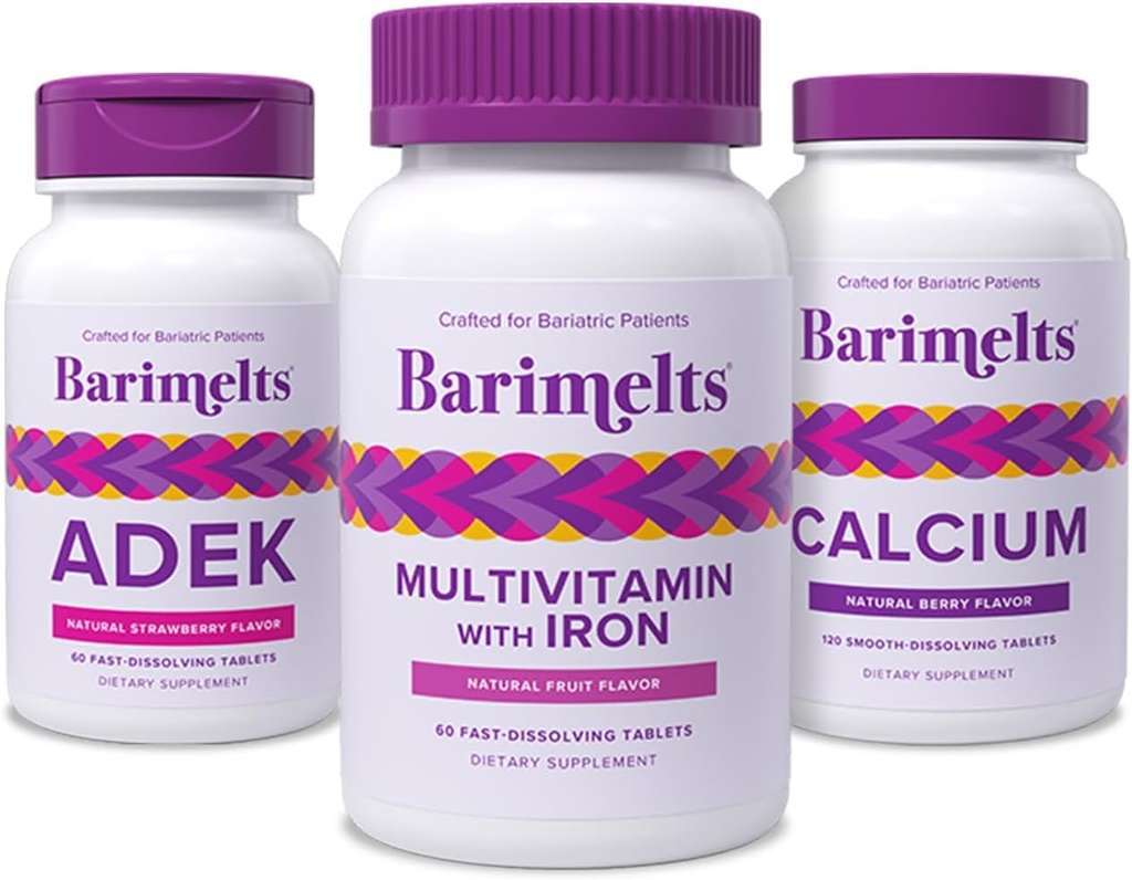 BariMelts Path to Bariatric Success Pack - Πολυβιταμίνη με σίδηρο, κιτρικό ασβέστιο, και ADEK