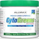 ALLMAX Διατροφή - Cytogreens Super Greens σκόνη, εγχύθηκε με Spirulina, Σπανάκι & Κριθάρι Grass, Υποστηρίζει την Ανοσοποιητική Υγεία και Πειθητική Λειτουργία, Vegan Φιλικό, 125 γραμμάρια